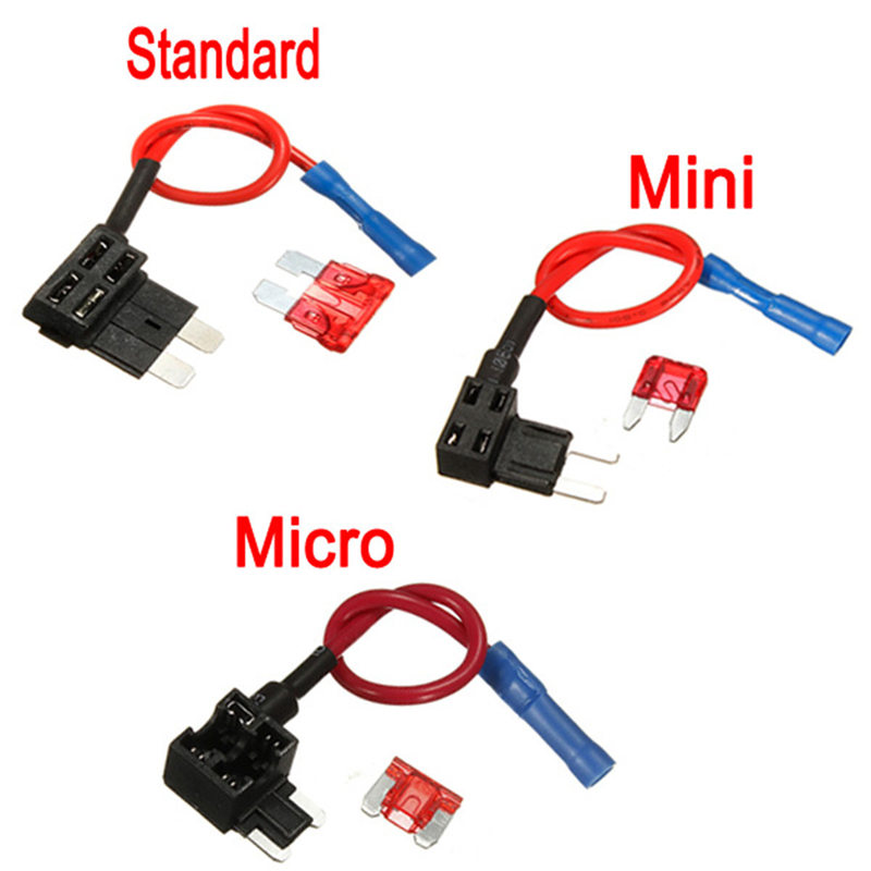 12/24V Car Add A Circuit Standard/Mini/Micro Blade Fuse Boxes Holder