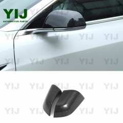 Carbon Fiber Rearview Mirror Cover for Tesla Model 3 Mirror Protective Shell Plating yij auto accessories