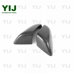 Carbon Fiber Rearview Mirror Cover for Tesla Model X Mirror Protective Shell Plating yij auto accessories